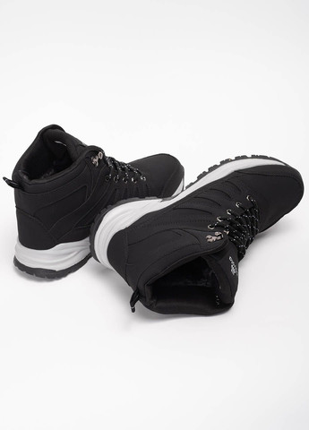Черные зимние ботинки мужские спортивные 342352 Power