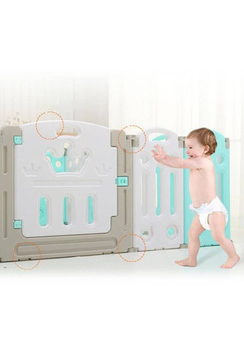 Манеж-забор 16+2 секции 150х200 см No Brand (361258973)