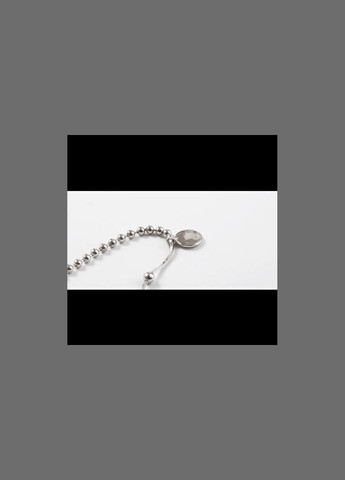 Браслет на ногу LUCKY сріблястий анклет із кулончиком Fashion Jewerly покриття срібло 925 розмір регулюється No Brand (322931105)