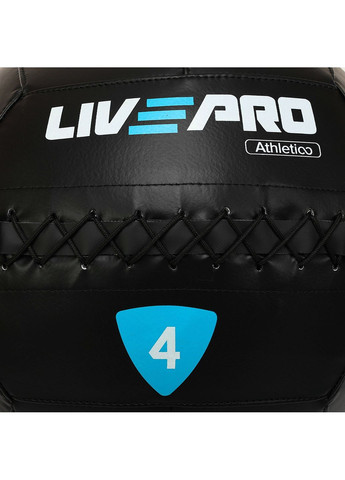 М'яч набивний медичний для кросфіту WALL BALL (вага 4 кг) LP8103-4 LiveUp (367617776)