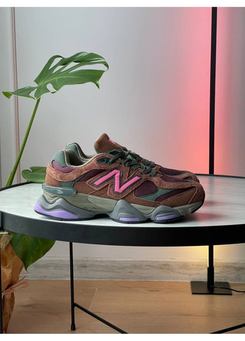 Коричневые демисезонные кроссовки мужские и женские new balance 9060 brown | нью беланс 9060 коричневые No Brand