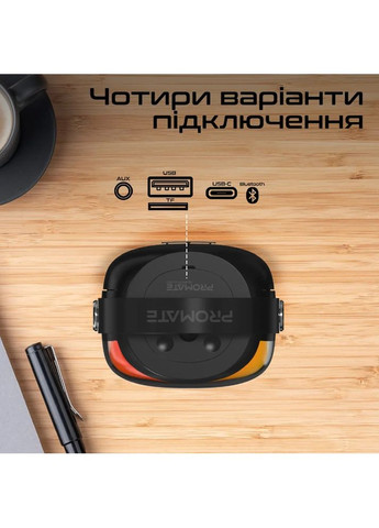 Портативна акустика Spectro-20 20W Black (spectro-20) Promate (323117040)