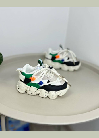 Белые детские кроссовки белые 1245 No Brand