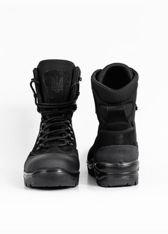 Кожаные Зимние Мужские Берцы Тактические. 39-46р Черные. Прочные и удобные! 45ZM-1010 No Brand (301137823)