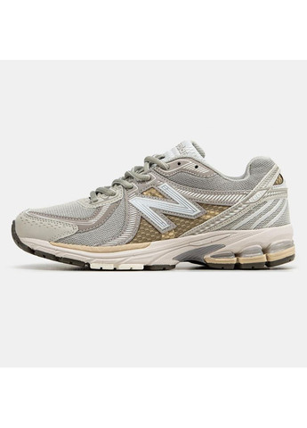 КРОССОВКИ ЖЕНСКИЕ NEW BALANCE 860V2 GREY НЬЮ БЕЛАНС 860V No Brand серые демисезоны (368870062)