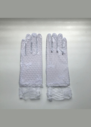Кружевные перчатки с бантиками (арт.7040) No Brand (348431103)