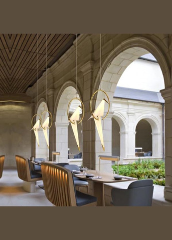 Люстра светодиодная подвесная LED светильник для квартиры на потолок лэд 26309 Золото 80-160х35х35 см. Sunnysky (364754749)