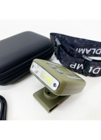 Фонарь налобный W6129-XPE+COB+8RGB Police (369562008)