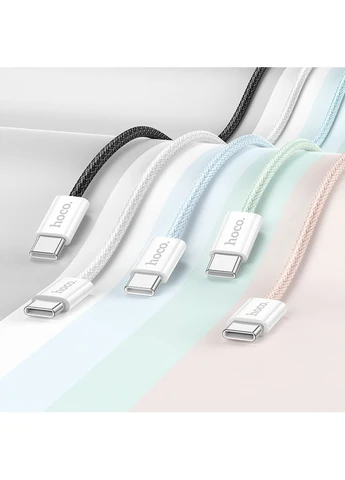 Кабель Source 60W charging data cable Type-C to Type-C(L=1M) (6942007616850) Hoco X104 (399530121)