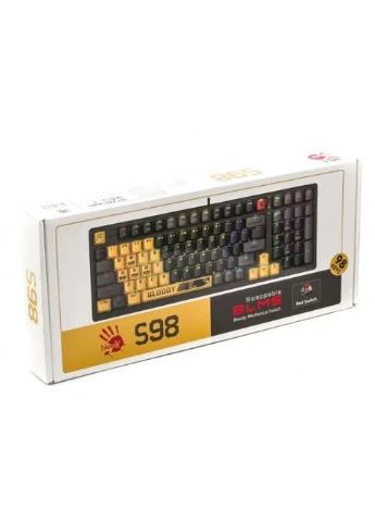 Клавіатура (Bloody S98 Sports Lime) A4Tech Bloody S98 RGB BLMS Red Switch USB Sports Lime (268144058)