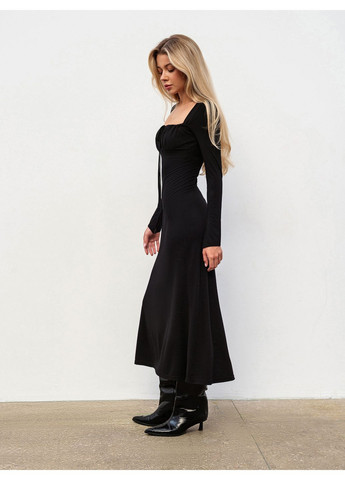 Чорна сукня Romashka однотонна