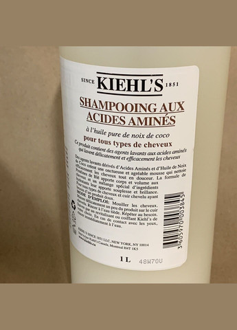 Шампунь для всіх типів волосся з амінокислотами Amino Acid Shampoo 1000 мл Kiehl's (280265801)