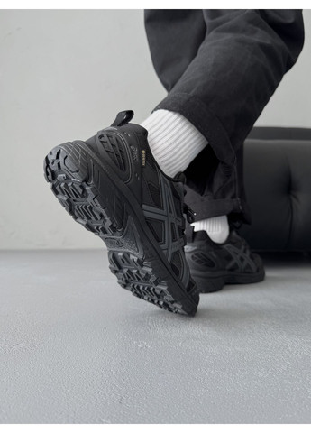 Черные демисезонные кроссовки мужские asics gel-nunobiki black gore-tex | асикс гель-нунобики черные No Brand