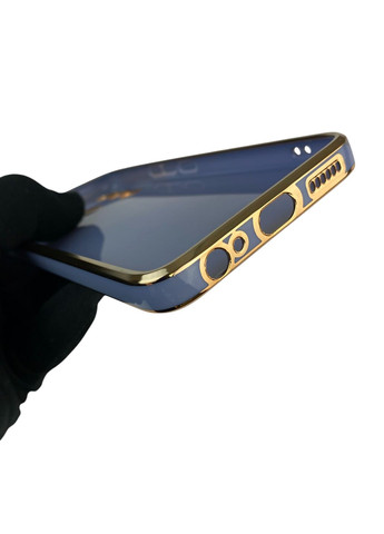 Чехол для POP 5 LTE BD4i с защитой камеры с золотой окантовкой на техно поп 5 лте синий gs1 Tecno (366234630)