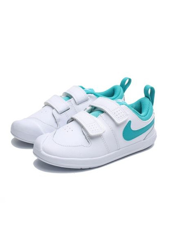 Білі всесезон кросівки kids pico 5 white/teel р.10//17.5см Nike
