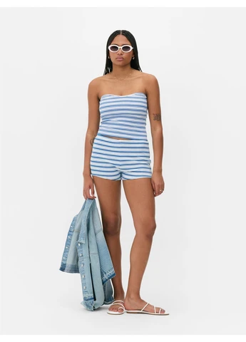 Топ літо,білий в синю смужку, Primark (397561304)
