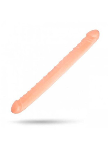 Двухсторонний фаллоимитатор "Double Dong" - 31,5*3,5 см - Телесный Drive No Brand (335399292)