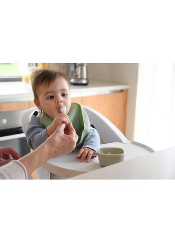 Набір ложок силіконових BLW 2 шт. 4+ червоний/сірий, арт. 913579 Beaba (369669041)