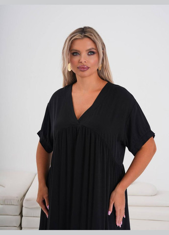 Чорна повсякденний, кежуал жіноча сукня вільного крою а-силует Style Point однотонна