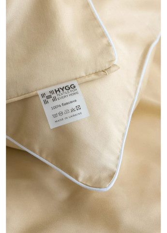 Комплект євро постiльної бiлизни на гумці з кантом HYGG (368830757)