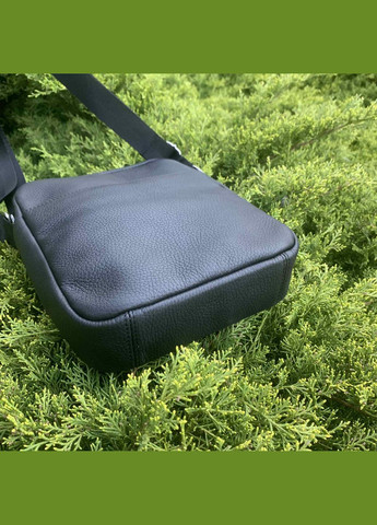 Чоловіча шкіряна сумка планшетка барсетка з натуральної шкіри чорна Eton (317354665)