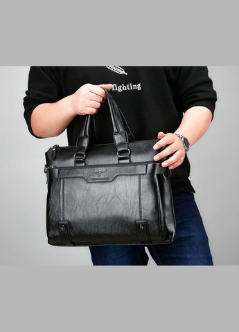 Чоловічий портфель для документів Темно-коричневий No Brand (302391175)