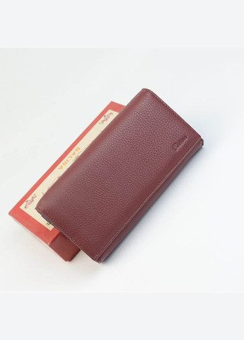 Бордовий жіночий шкіряний класичний гаманець на магнітах із монетницею всередині Balisa (316710058)