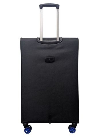 Чемодан большой 48203 жаккард-полиэстер L Черный Snowball (356452056)