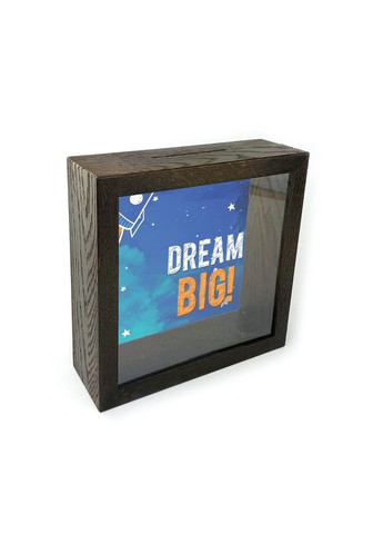 Деревянная копилка (копилка) 20х20 см Dream big хркп0026ква Тур-Колекшн (358221404)