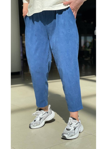 Оверсайз штани з мікро-вельвету 🌿Ознайомтесь з розмірною сіткою DK/DL Мода без кордонів (360964526)