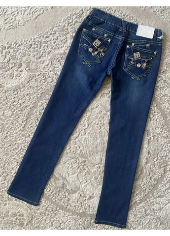 Демісезонні джинси на дівчинку 158-170 No Brand (369735306)