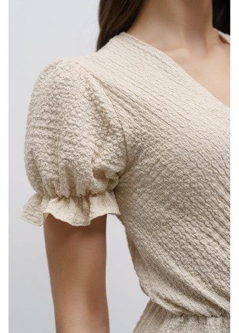 Комбинированное платье 1600512501al бежевый Alvo