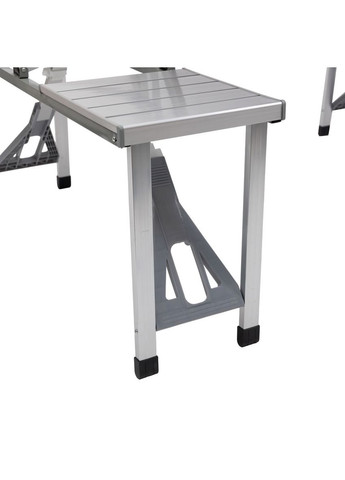 Складаний алюмінієвий стіл трансформер + 4 стільці для пікніка у валізі набір туристичних складних меблів G03-2 (A-034016) LUGI (354825517)