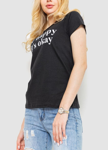 Футболка жіноча з принтом, колір світло-рожевий, Ager - (279537475)