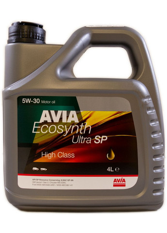 Олія 5w30 4 л Ecosynth Ultra SP, API SP Avia (289366955)