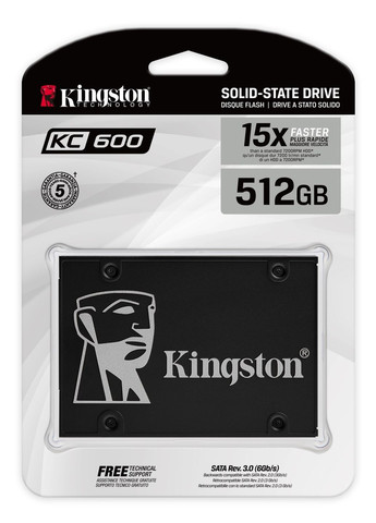 Накопитель SSD 512GB KC600 2.5" SATAIII 3D TLC (SKC600/512G) Kingston (314747391)