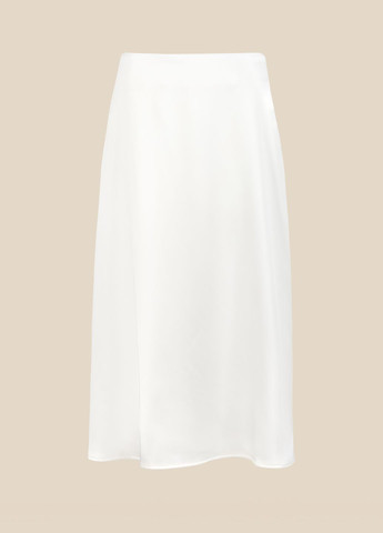 Молочная однотонная юбка LAWA