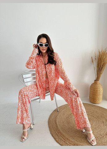 Женский оранжевый костюм No Brand (340424319)