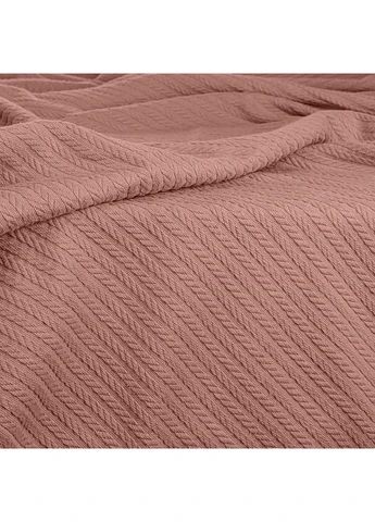 Покривало Sakura Knitted Braid 240х260 см Рожевий Cosas (377170605)
