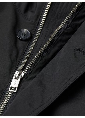 Чорна демісезонна чоловіча демісезонна чорна куртка розмір м H&M