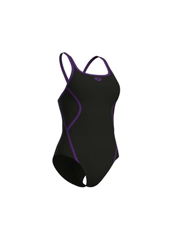 Черный демисезонный женский купальник pro_file swimsuit solid черный Arena