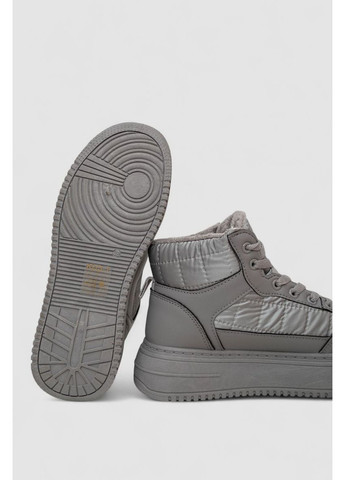 Кроссовки женские зимние на меху,, 248RK03 Ager серые всесезоны (367078938)