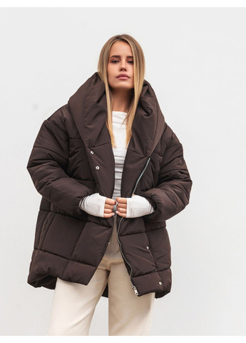 Коричневий зимній Пуховик Romashka