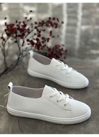 Білі шкіряні кеди xbwn210-1 Stilli