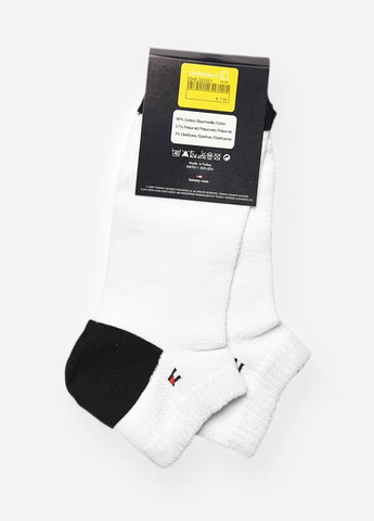 Белые носки женские демисезонные спортивные белого цвета Let's Shop однотонные (333426912)