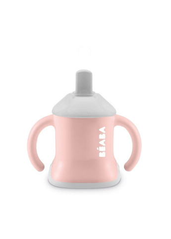 Поїльник 3 в 1 Evoluclip Training Cup, 150 мл, рожевий () Beaba 913474 (328400081)