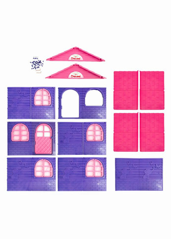 Дитячий ігровий Будиночок зі шторками 02550/20 пластиковий Doloni (335076883)