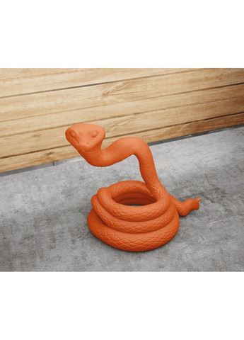 Статуэтка Змея "Смешной удав", символ 2025 года. Белая ЗаСвіт (369718750)