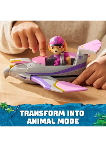 Щенячий патруль в джунглях Самолет сокол и фигурка Скай Оригинал Paw Patrol Jungle Pups Skye Falcon Vehicle Spin Master (365251567)