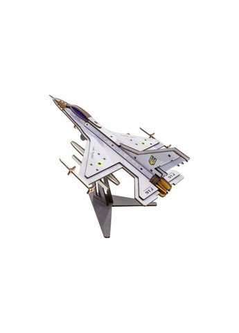 Дерев'яний 3D конструктор "F16" Арт-26913, 79 деталей PuzzleOK (315352175)